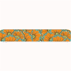 Orange Flowers Small Bar Mats by goljakoff