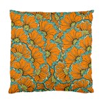 Orange flowers Standard Cushion Case (One Side) Front