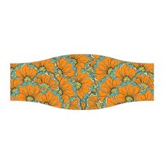 Orange Flowers Stretchable Headband by goljakoff