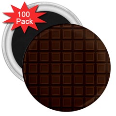 Chocolate 3  Magnets (100 Pack) by goljakoff