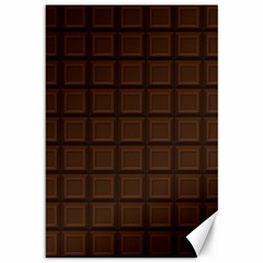 Chocolate Canvas 12  X 18  by goljakoff