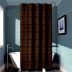 Chocolate Shower Curtain 36  X 72  (stall)  by goljakoff