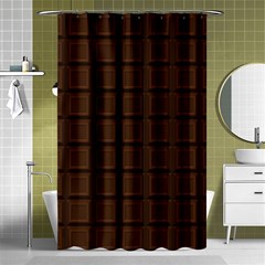 Chocolate Shower Curtain 48  X 72  (small)  by goljakoff