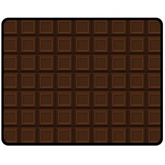 Chocolate Double Sided Fleece Blanket (medium)  by goljakoff