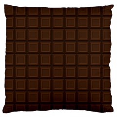 Chocolate Large Flano Cushion Case (one Side) by goljakoff