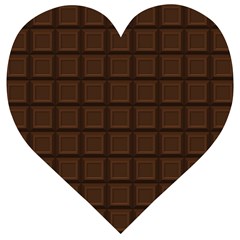 Chocolate Wooden Puzzle Heart by goljakoff