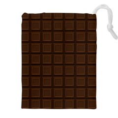 Chocolate Drawstring Pouch (5xl) by goljakoff