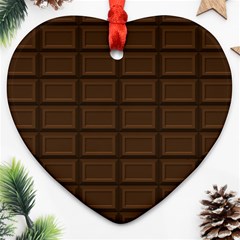 Milk Chocolate Ornament (heart) by goljakoff