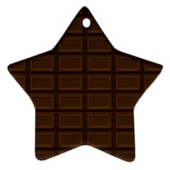 Milk Chocolate Star Ornament (two Sides) by goljakoff