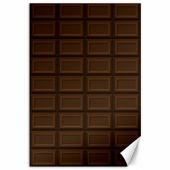 Milk Chocolate Canvas 12  X 18  by goljakoff