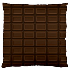 Milk Chocolate Large Cushion Case (one Side) by goljakoff