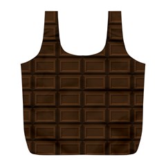 Milk Chocolate Full Print Recycle Bag (l) by goljakoff