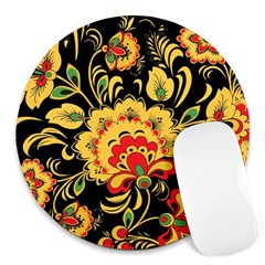 Hohloma Round Mousepads by goljakoff