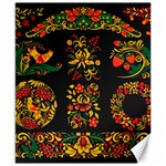 Hohloma ornament Canvas 8  x 10  8.15 x9.66  Canvas - 1