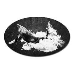 Whale Dream Oval Magnet by goljakoff