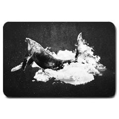 Whale Dream Large Doormat  by goljakoff