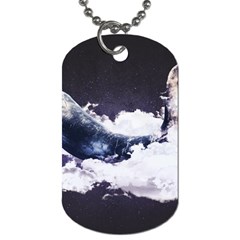 Blue Whale Dream Dog Tag (two Sides) by goljakoff