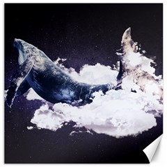 Blue Whale Dream Canvas 20  X 20  by goljakoff