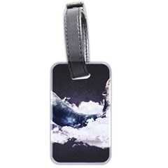 Blue Whale Dream Luggage Tag (two Sides) by goljakoff