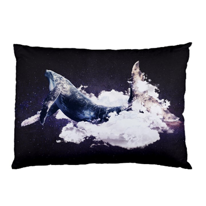 Blue whale dream Pillow Case (Two Sides)