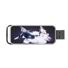 Blue Whale Dream Portable Usb Flash (one Side) by goljakoff