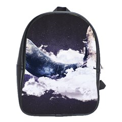 Blue Whale Dream School Bag (xl) by goljakoff