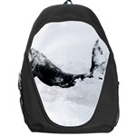 Blue whale in clouds Backpack Bag Front