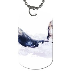 Blue Whale Dog Tag (two Sides) by goljakoff