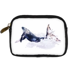 Blue Whale Digital Camera Leather Case by goljakoff