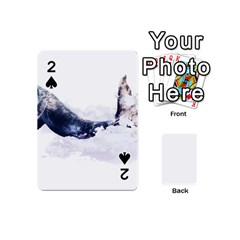 Blue Whale Playing Cards 54 Designs (mini) by goljakoff