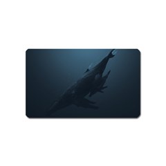 Whales Family Magnet (name Card) by goljakoff