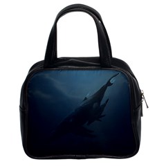 Whales Family Classic Handbag (two Sides) by goljakoff