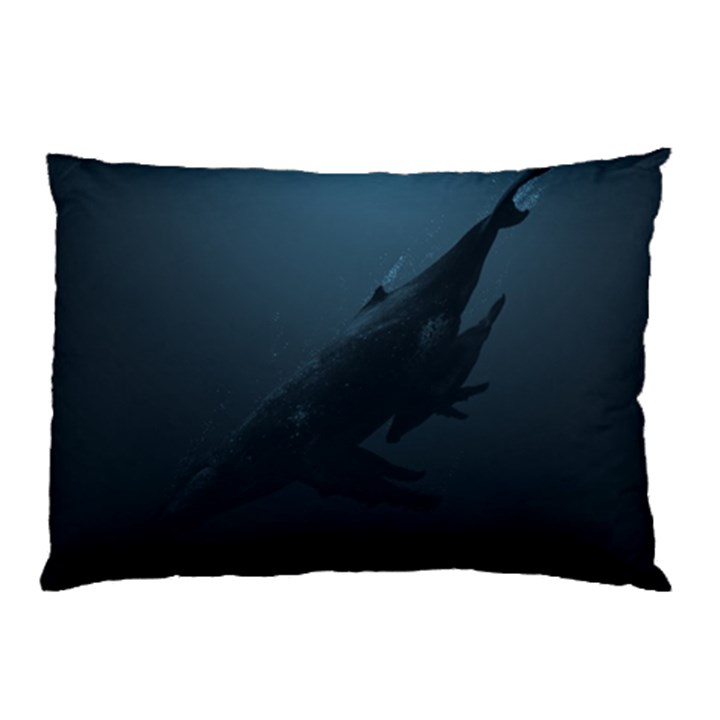 Whales family Pillow Case