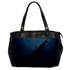 Whales Family Oversize Office Handbag by goljakoff