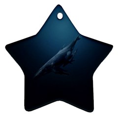 Blue Whales Ornament (star) by goljakoff