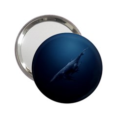 Blue Whales 2 25  Handbag Mirrors by goljakoff