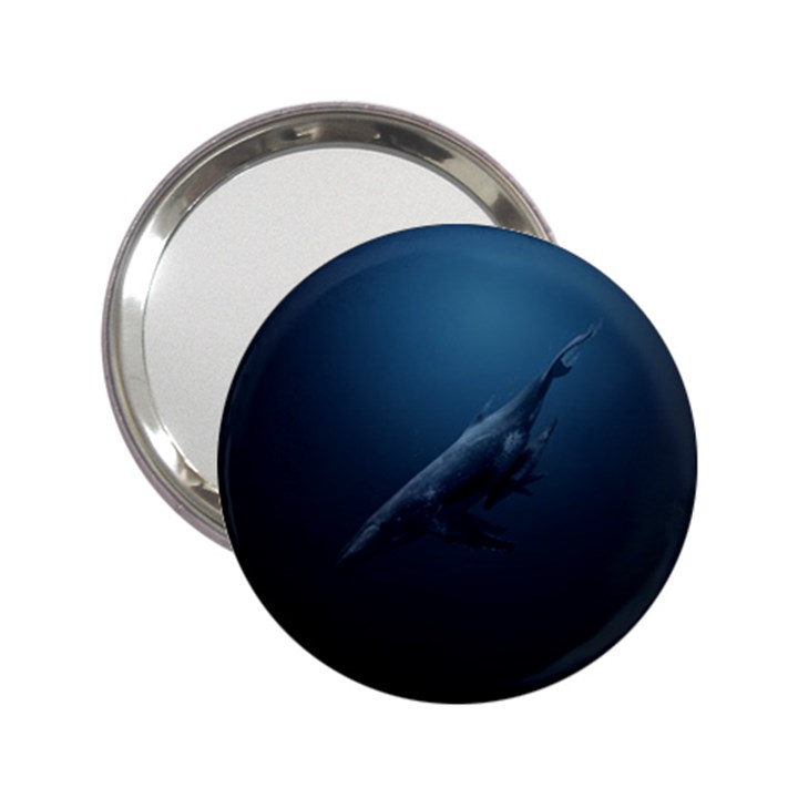 Blue whales 2.25  Handbag Mirrors