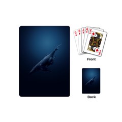 Blue Whales Playing Cards Single Design (mini) by goljakoff