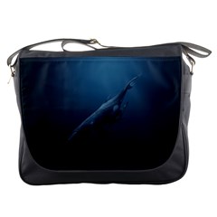 Blue Whales Messenger Bag by goljakoff