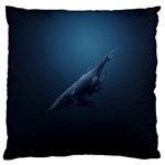 Blue whales Standard Flano Cushion Case (One Side) Front