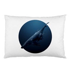 Blue Whales Pillow Case by goljakoff