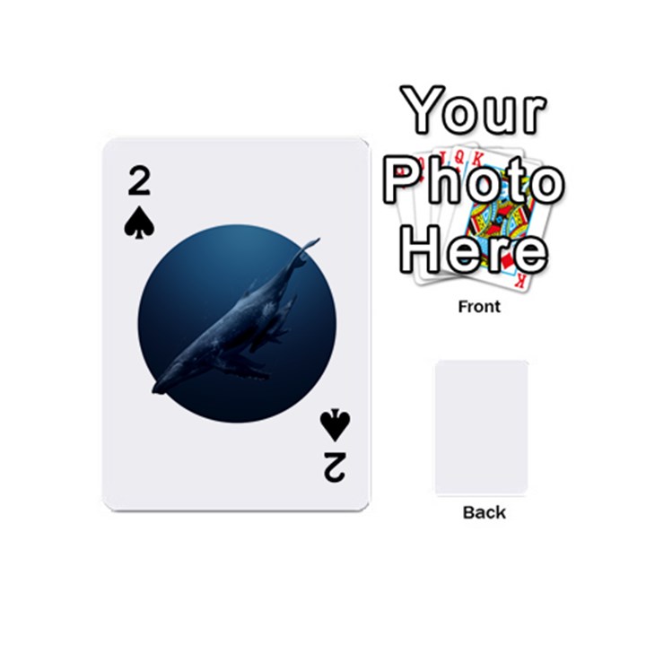 Blue Whales Playing Cards 54 Designs (Mini)