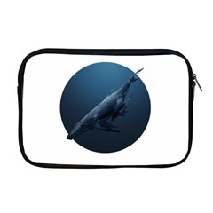 Blue Whales Apple Macbook Pro 17  Zipper Case by goljakoff