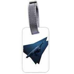 Whales In Deep Ocean Luggage Tag (one Side) by goljakoff