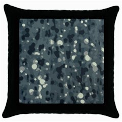 Abstract Texture Surface Print Throw Pillow Case (black) by dflcprintsclothing