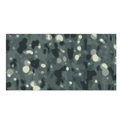 Abstract Texture Surface Print Satin Shawl