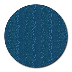 Algae And Aquatic Plants Round Mousepads by SychEva