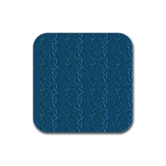 Algae And Aquatic Plants Rubber Square Coaster (4 Pack)  by SychEva