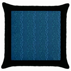 Algae And Aquatic Plants Throw Pillow Case (black) by SychEva