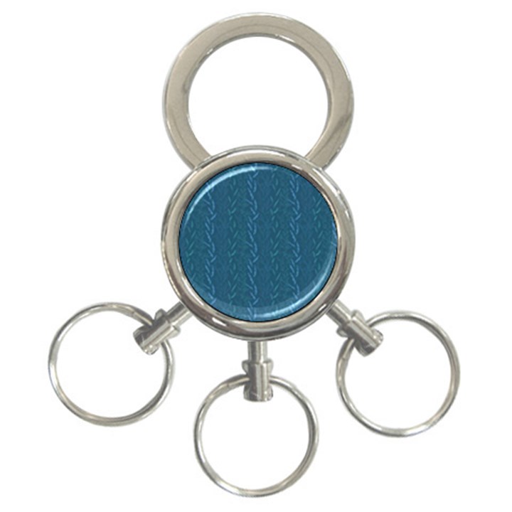 Algae and aquatic plants 3-Ring Key Chain